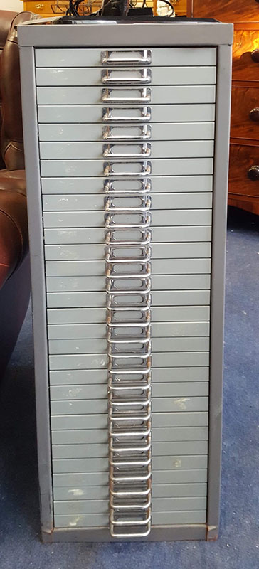 30 drawer cabinet <strong>before</strong> restoration