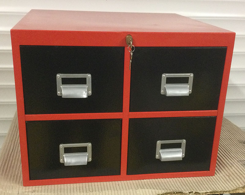 Four drawer cabinet <strong>after</strong> restoration