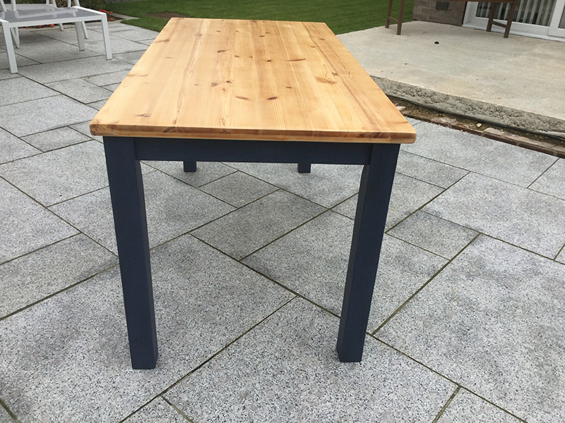 Kitchen table <strong>after</strong> restoration